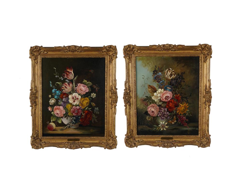 PAUL WANN PAIR OF STILL LIFES oil 336f0d