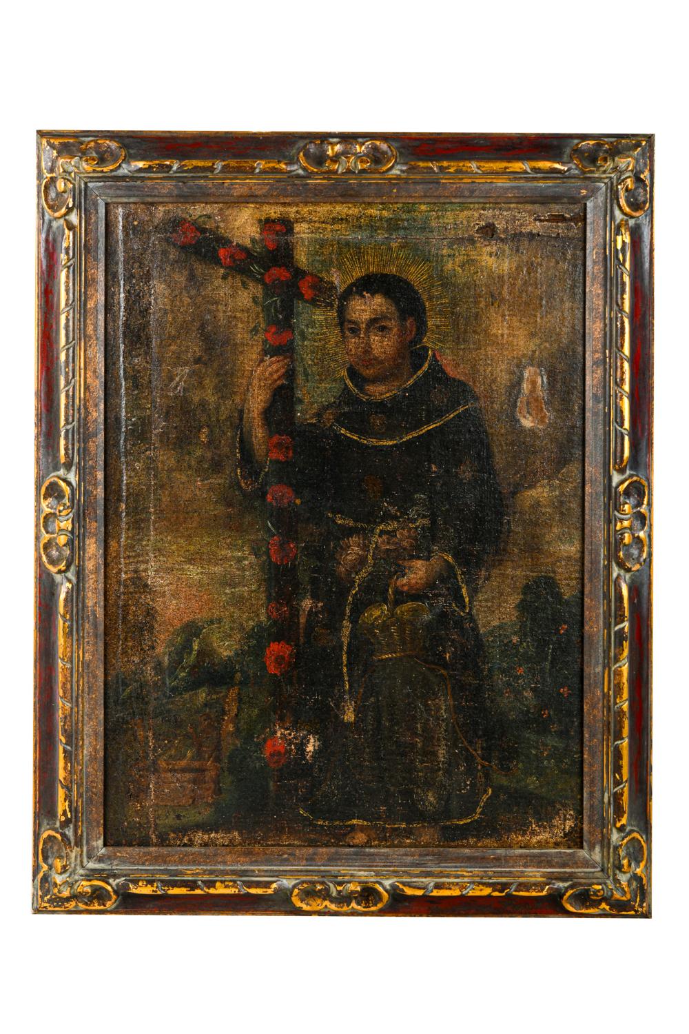 PORTRAIT OF FRANCISCAN SAINToil 336f16