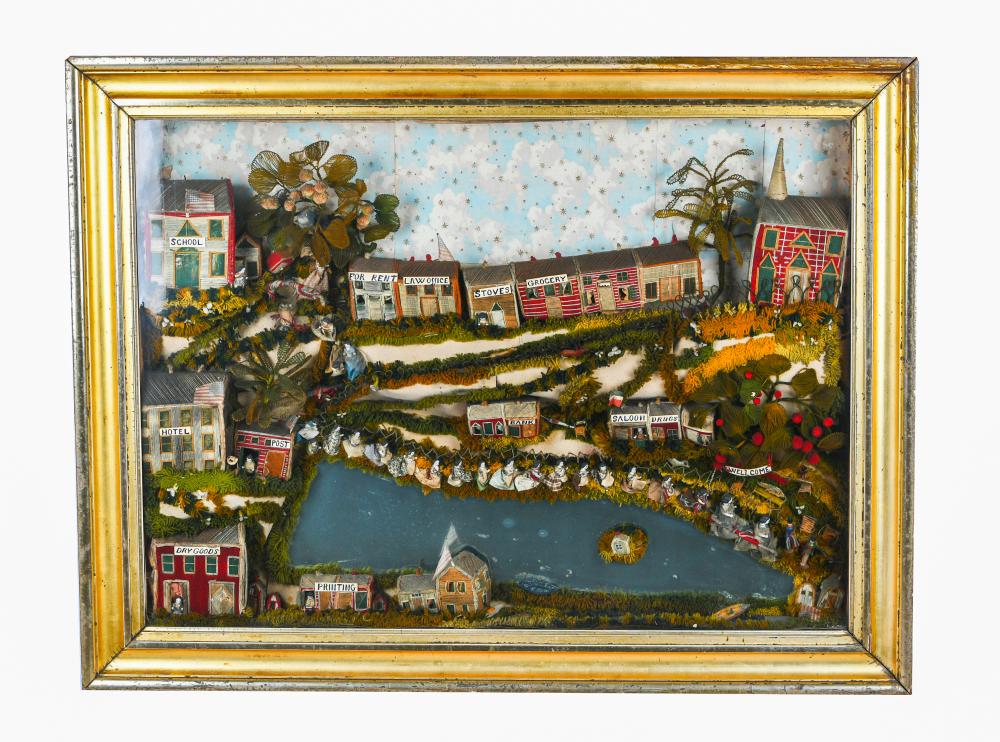 FOLK ART COLLAGEcirca late 19th 336f12