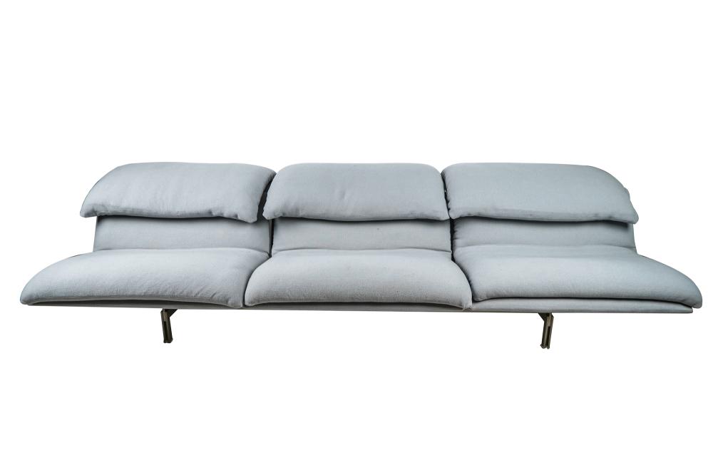 SAPORITI GREY UPHOLSTERED SOFAon 336f44