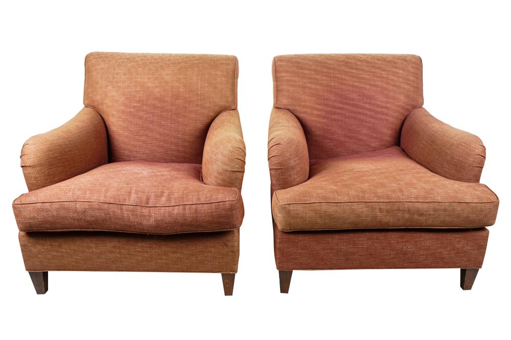 PAIR OF MICHAEL SMITH UPHOLSTERED