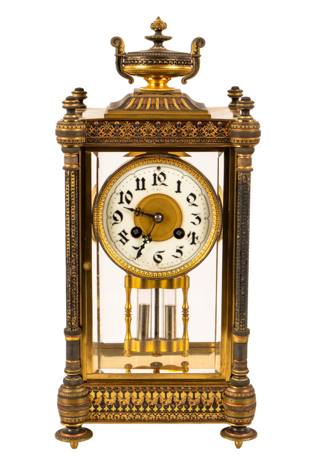 EMPIRE STYLE MANTEL CLOCKCondition: