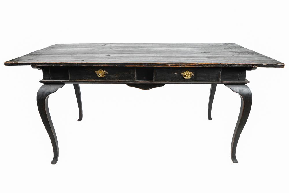 COUNTRY FRENCH STYLE BLACK PAINTED 336fa2