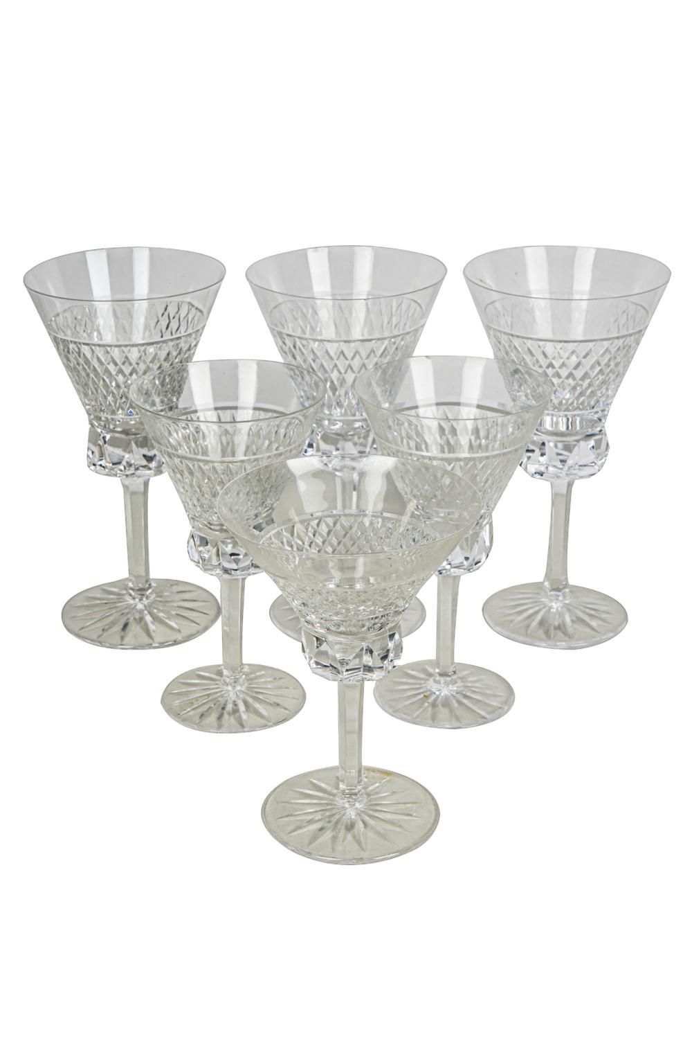 MOLDED GLASS STEMWARE SETincluding