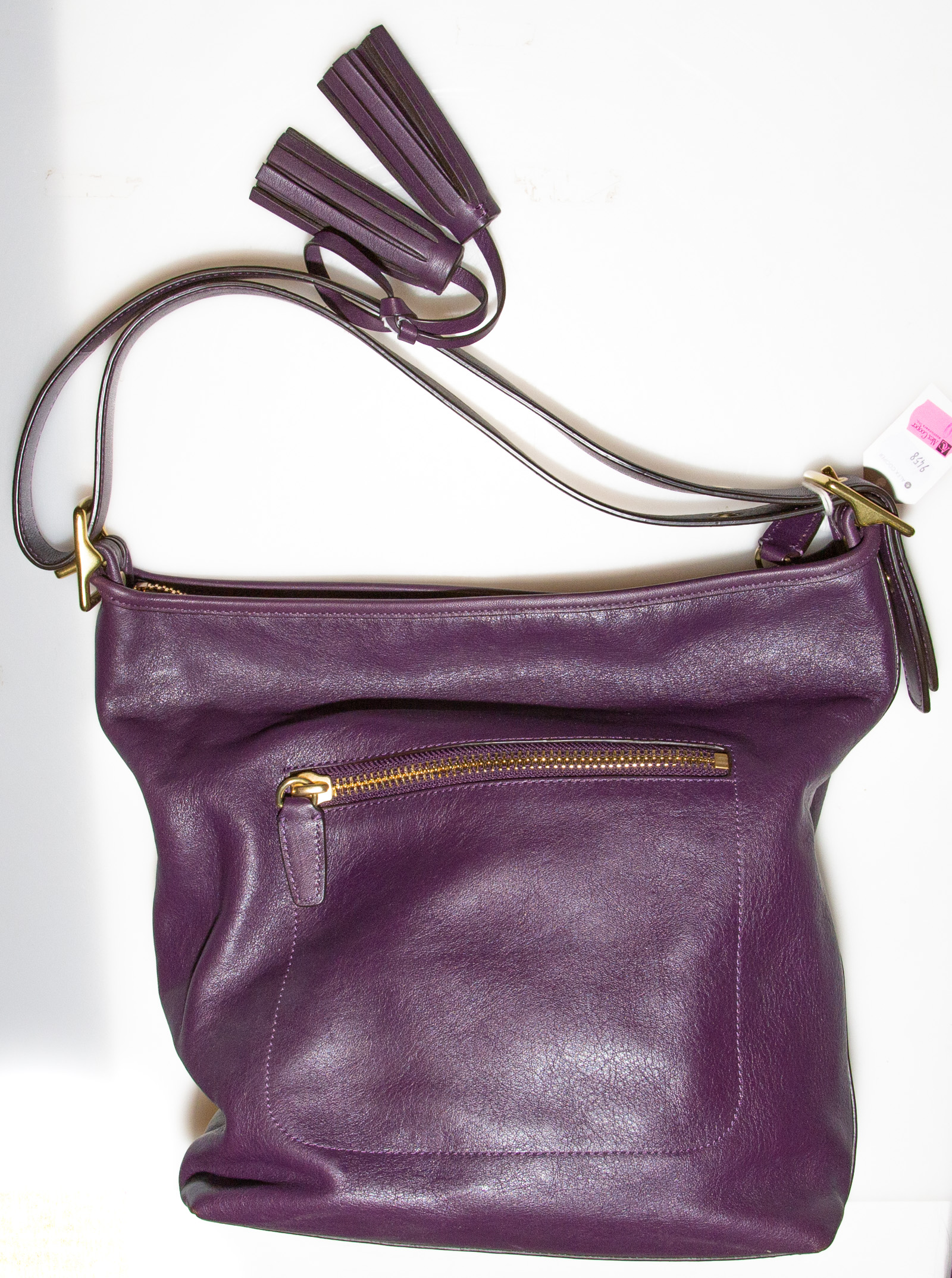 COACH PURPLE LEATHER HANDBAG  33705d