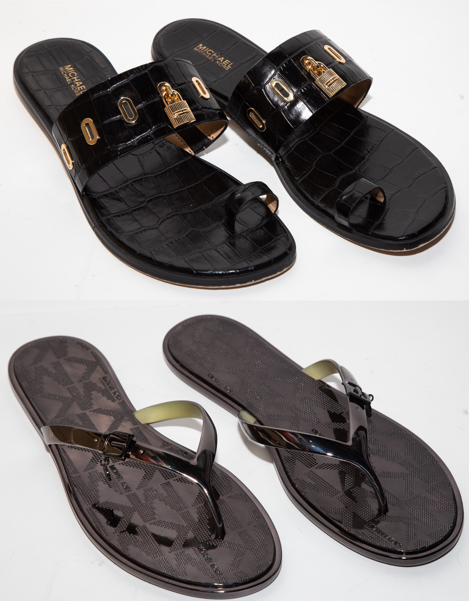 TWO PAIRS MICHAEL KORS SANDALS including