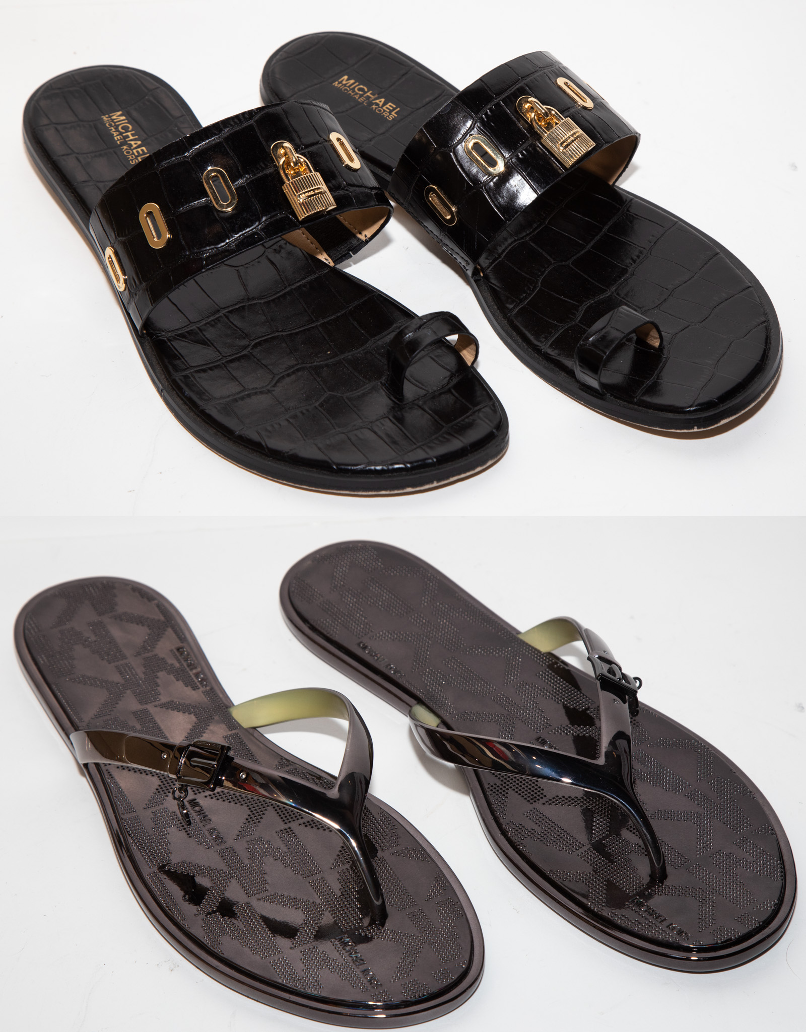 TWO PAIRS MICHAEL KORS SANDALS 3370d1