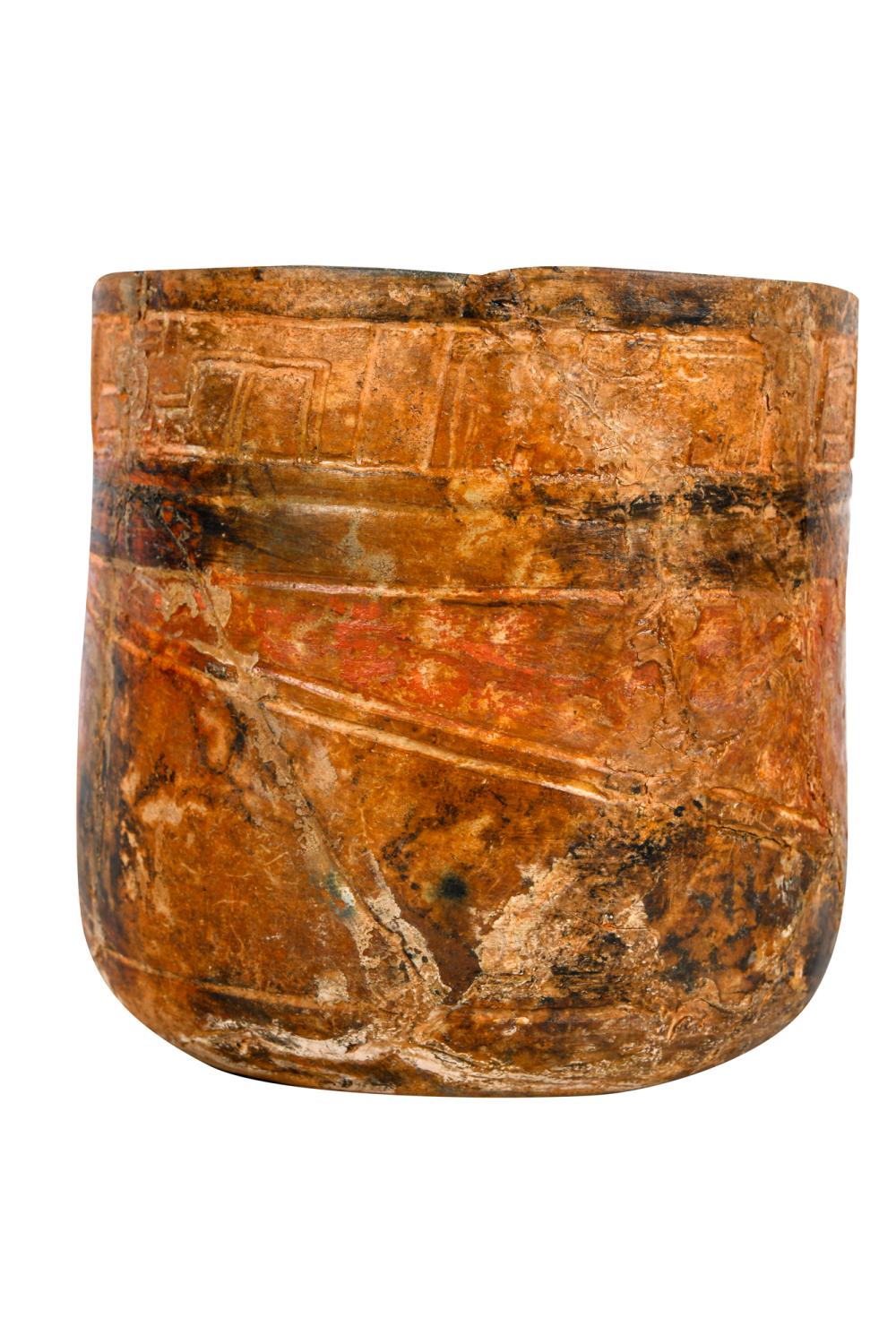 GUATEMALAN CYLINDRICAL POTTERY 3370e6