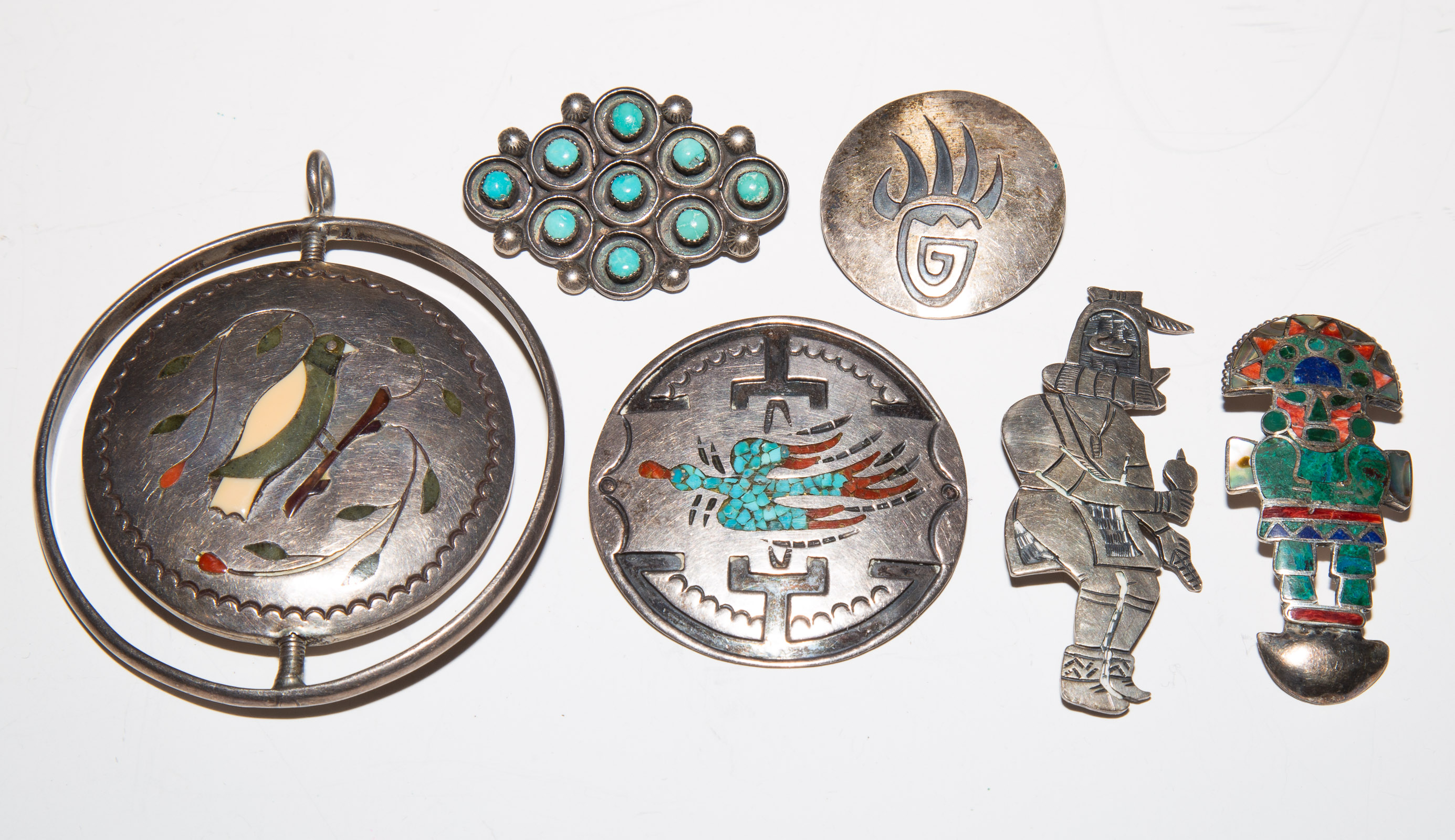 A COLLECTION OF STERLING NATIVE 337102