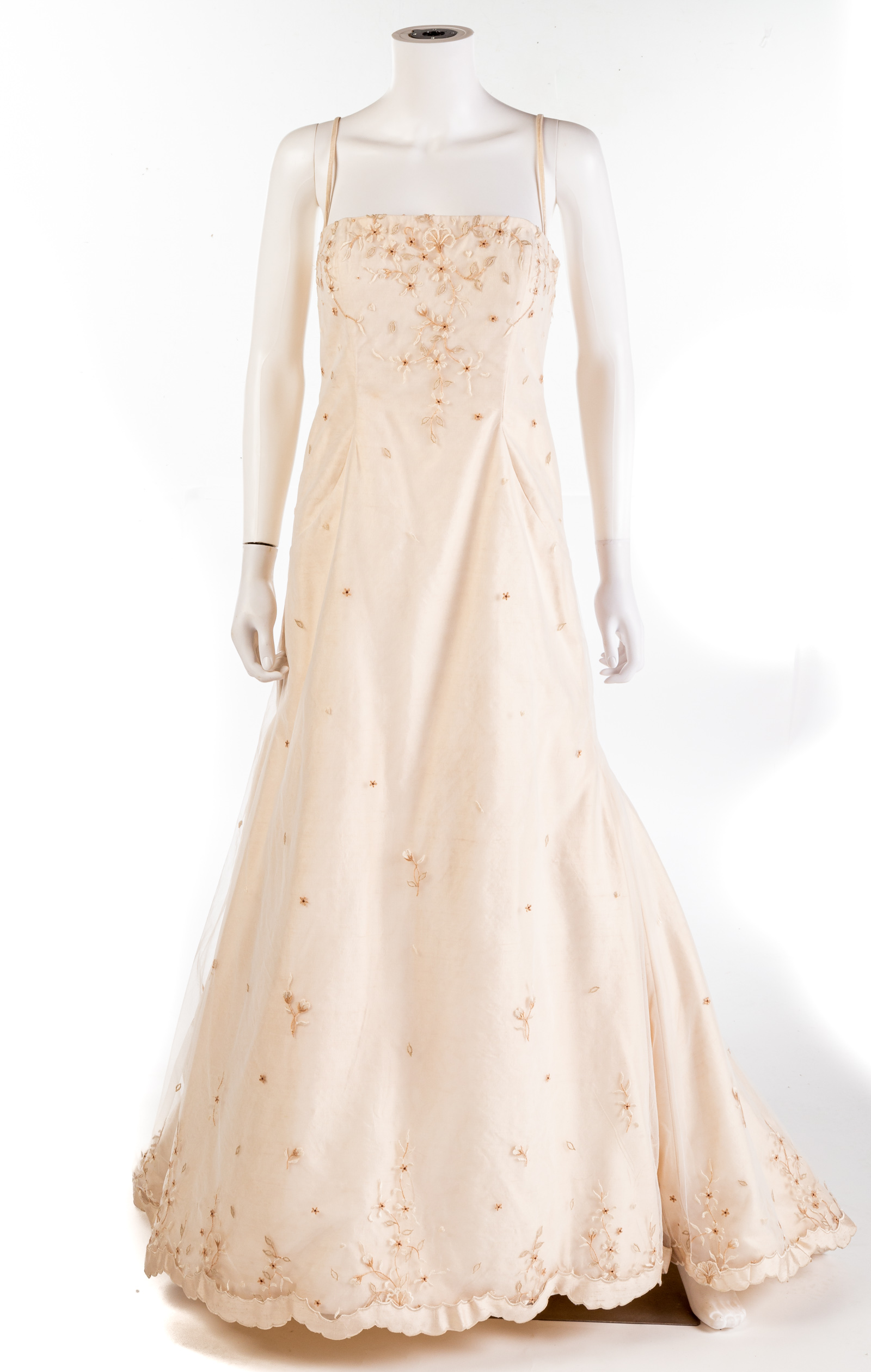 MONIQUE LUO COUTURE EVENING GOWN/WEDDING