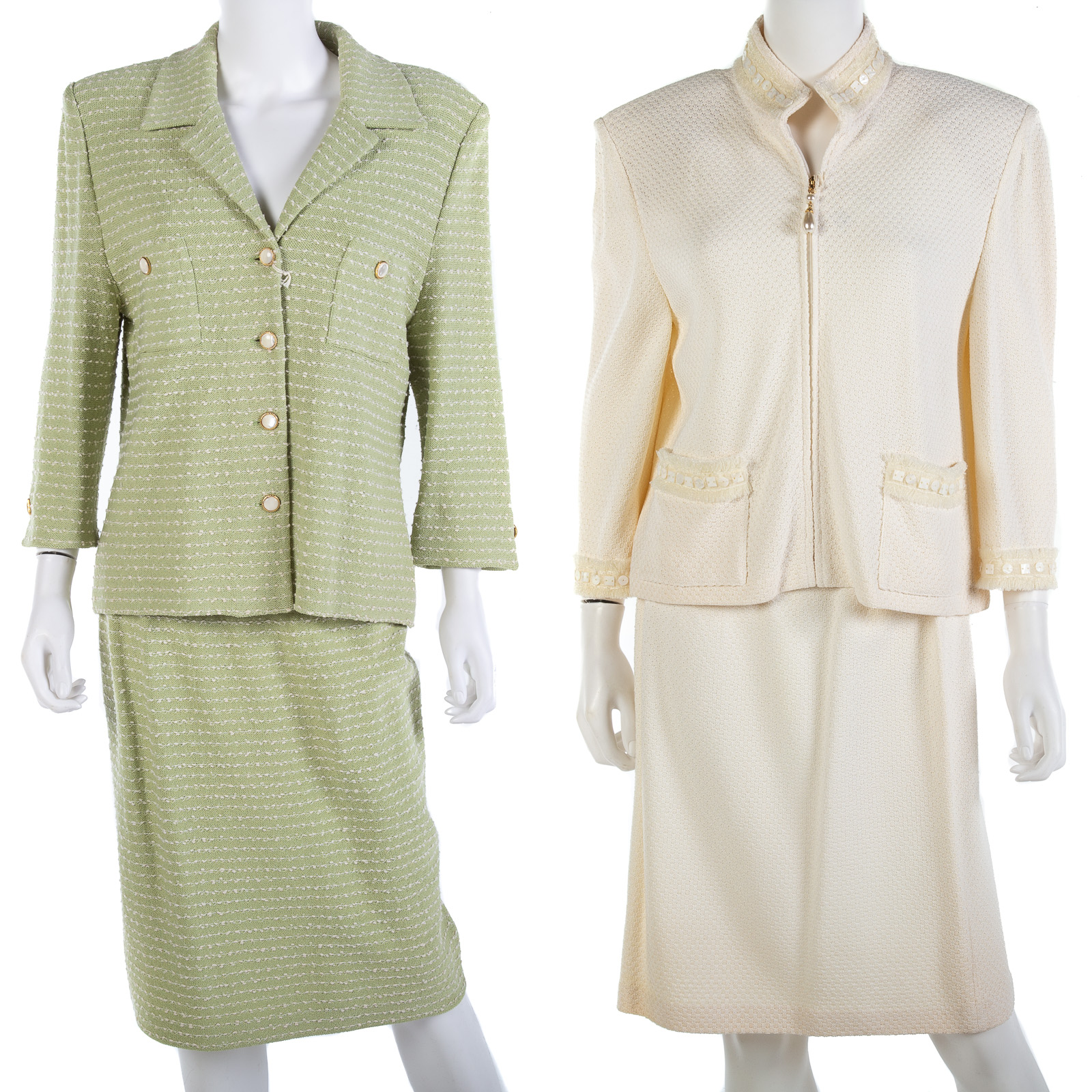 TWO ST JOHN KNIT SUITS jacket 337130