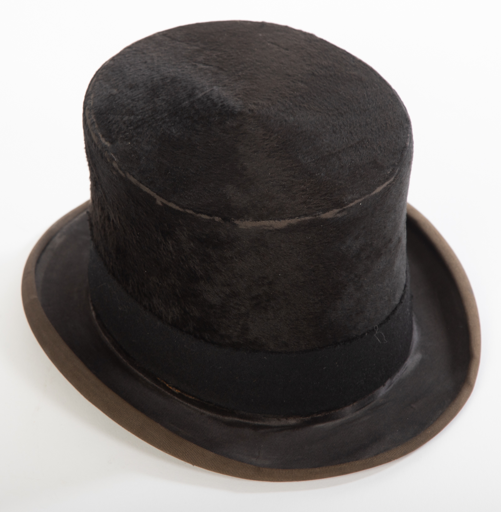 MID-20TH CENTURY BEAVER SKIN TOP HAT