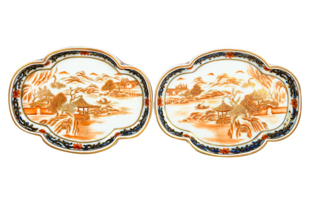PAIR OF CHINESE PORCELAIN LANDSCAPE 3371a4