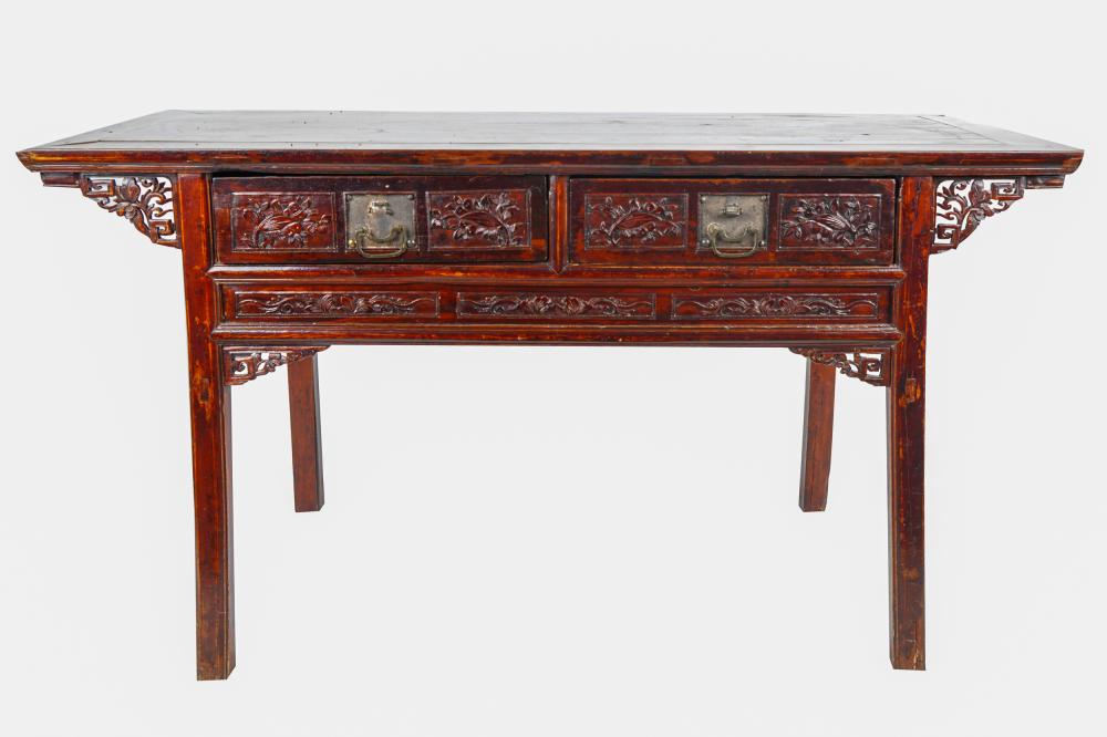 CHINESE CARVED WOOD ALTAR TABLEwith 3371d1