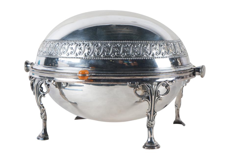 SILVERPLATE DOMED ENTREEunmarked with