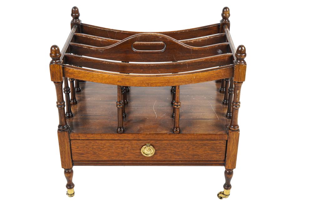 EDWARDIAN-STYLE MAHOGANY CANTERBURYsecond