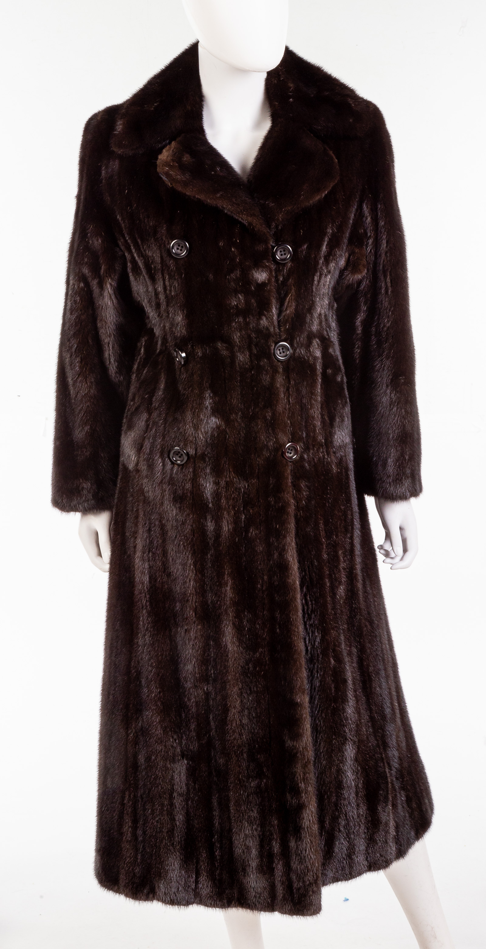 VINTAGE FULL LENGTH MINK COAT By