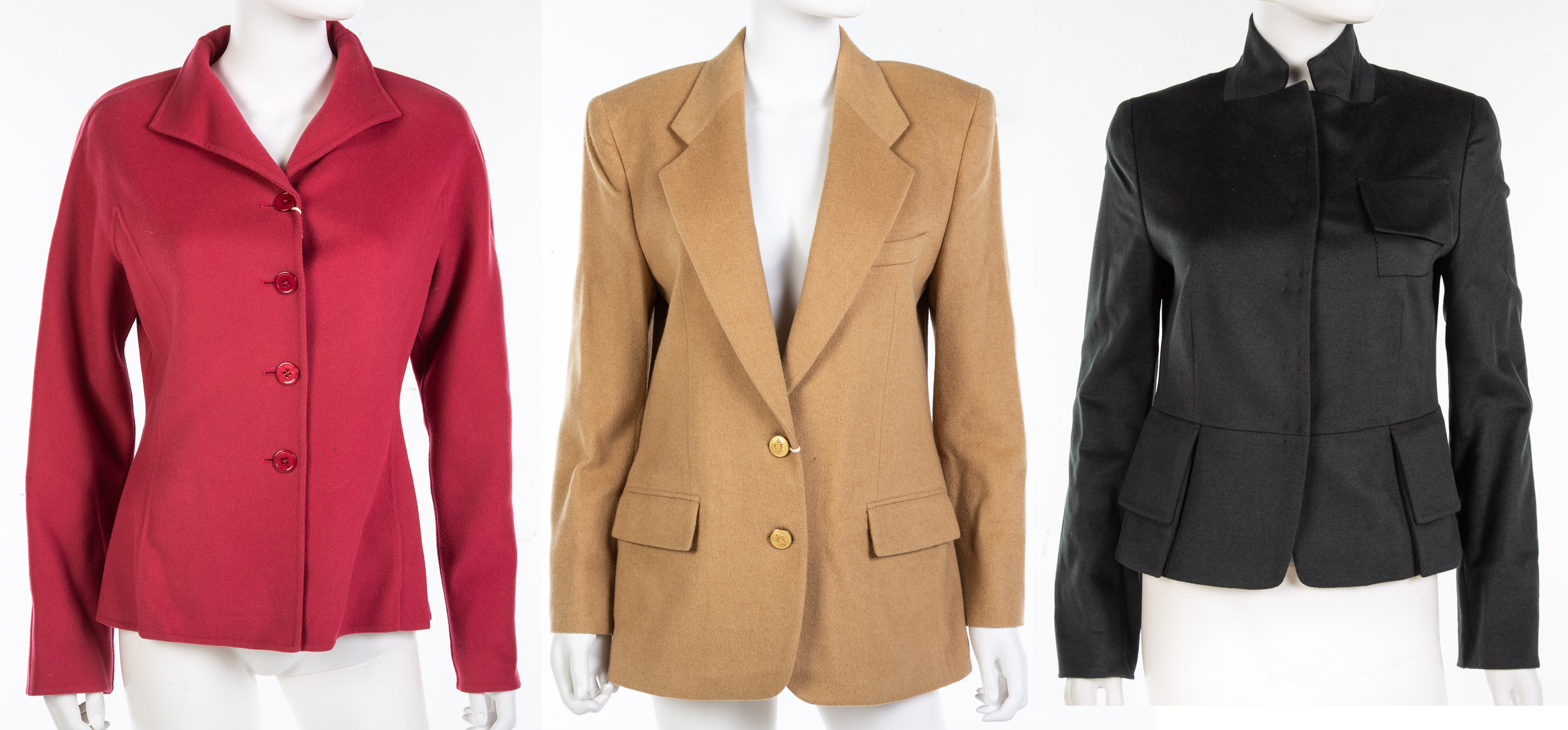 THREE JACKETS Akris Punto, size 8, Linda