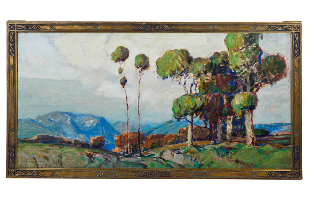 KARL SCHMIDT ROLLING LANDSCAPE oil 3372af