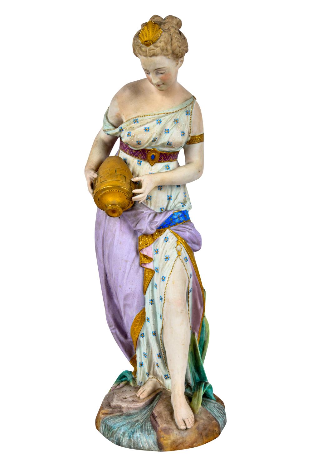 PORCELAIN FIGURE OF REBEKAHgreen