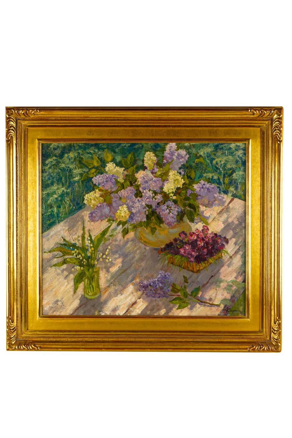 A SOROKA RUSSIAN SCHOOL FLORAL 33733e