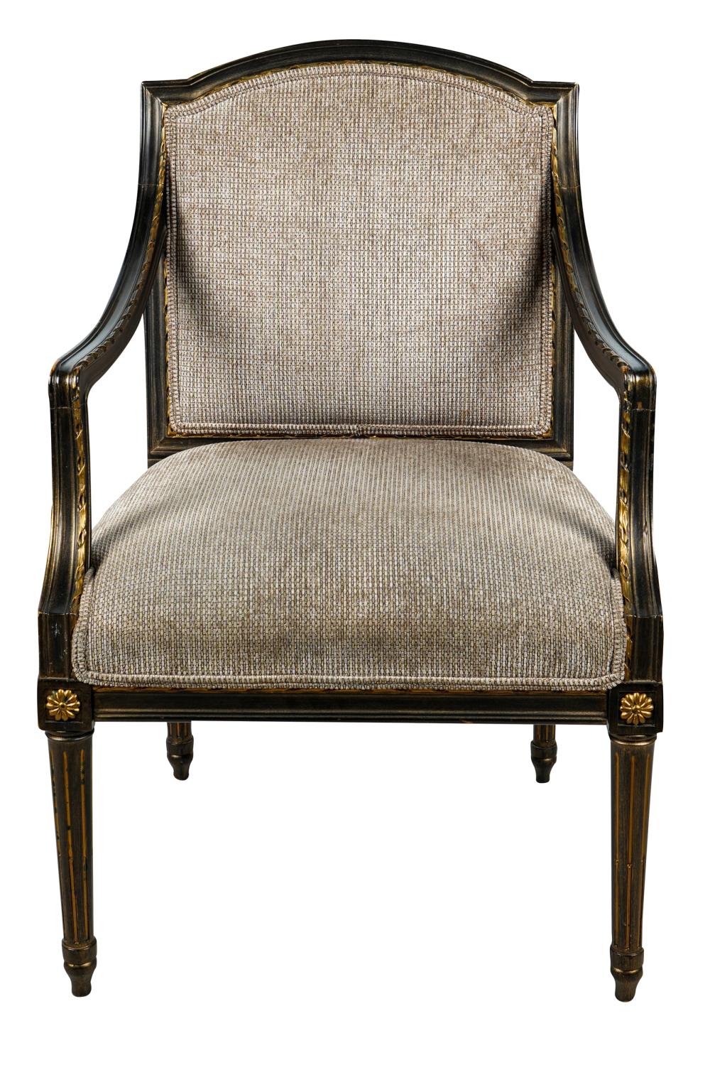 LOUIS XVI STYLE PAINTED & PARCEL