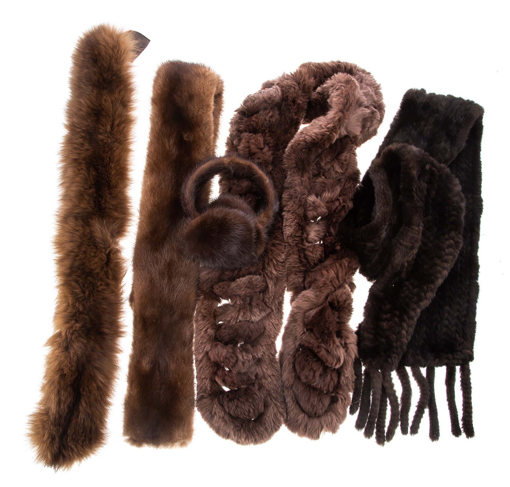GROUP OF FUR ACCESSORIES including