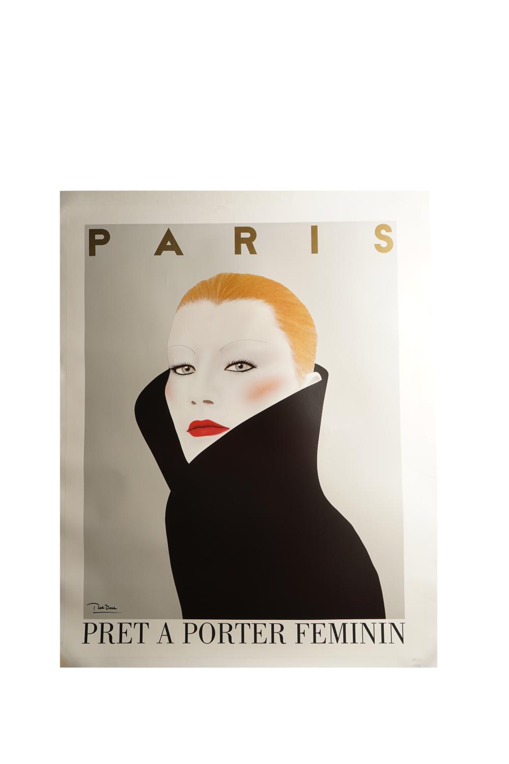 FRENCH PARIS POSTERreproduction