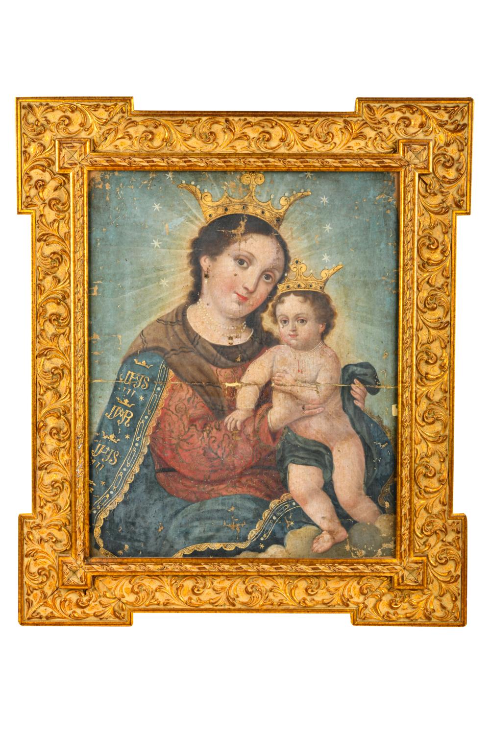 SPANISH COLONIAL SCHOOL: MADONNA