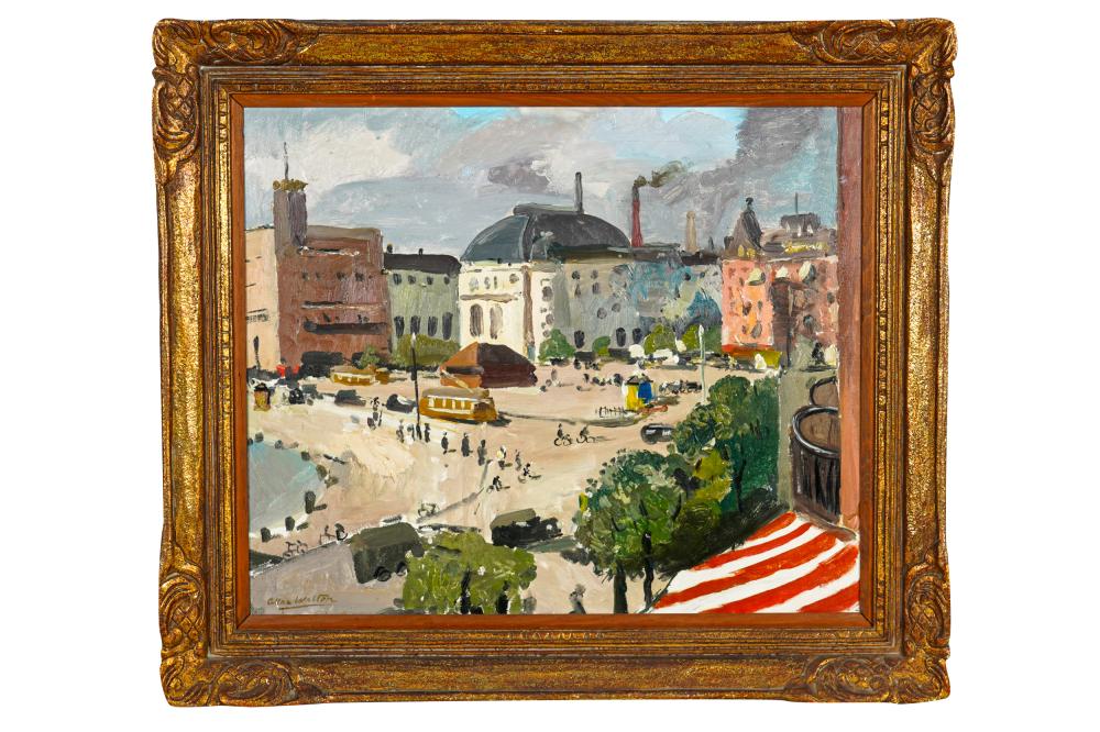 ALLAN WALTON: "COPENHAGEN"oil on