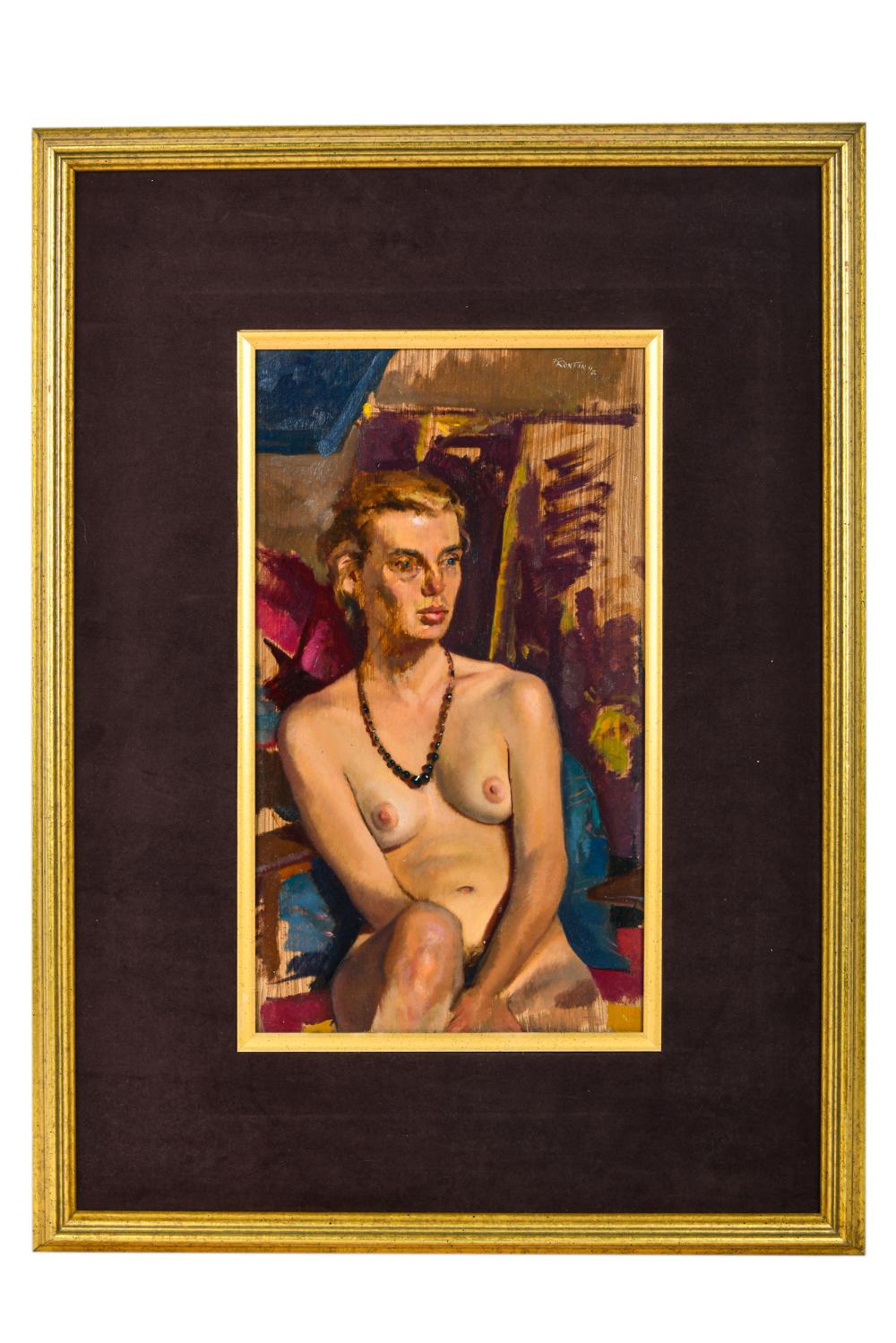 RONALD FRONTIN SEATED NUDE 1992  337400