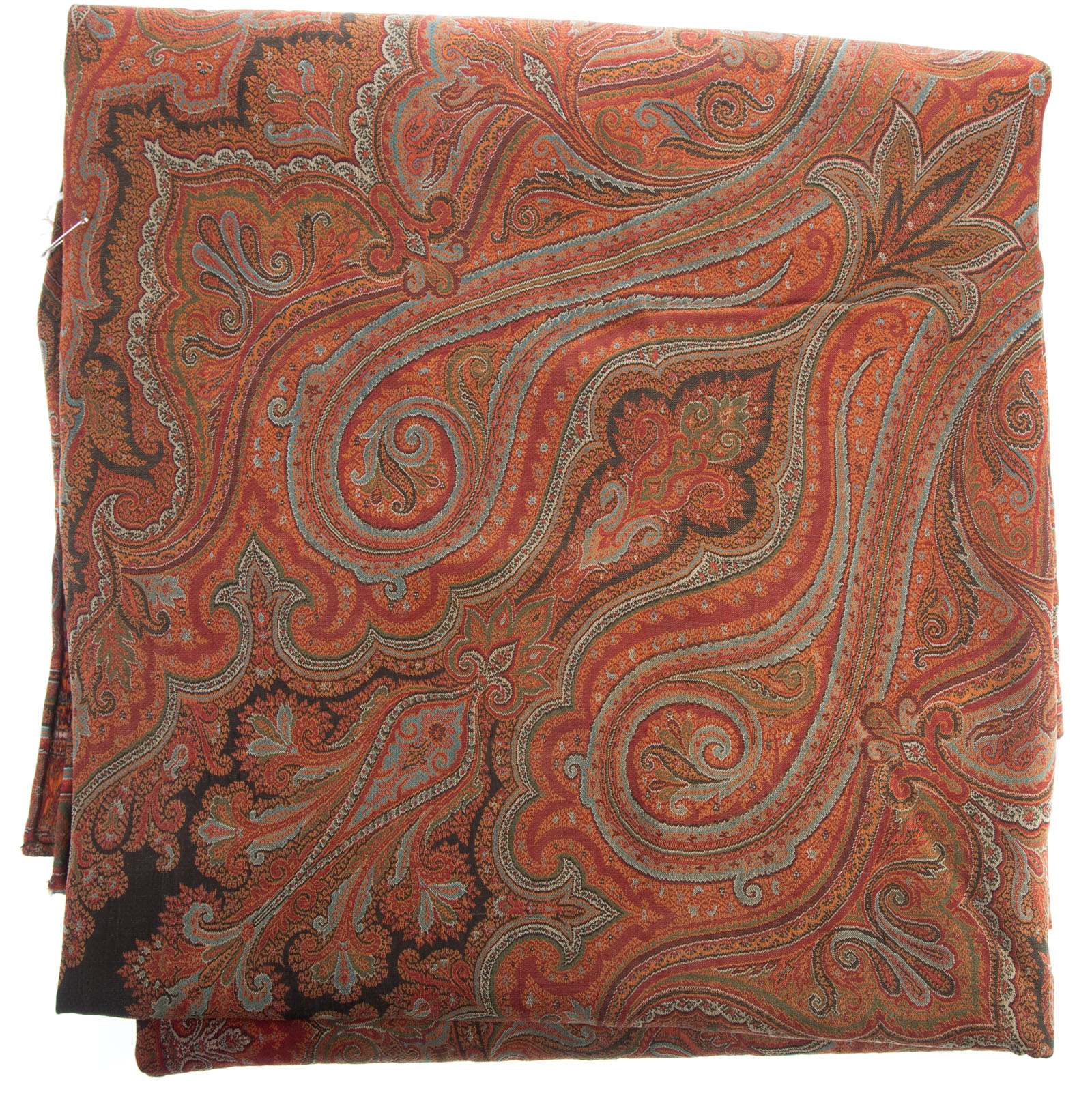LARGE VICTORIAN PAISLEY SCARF 19th 337401