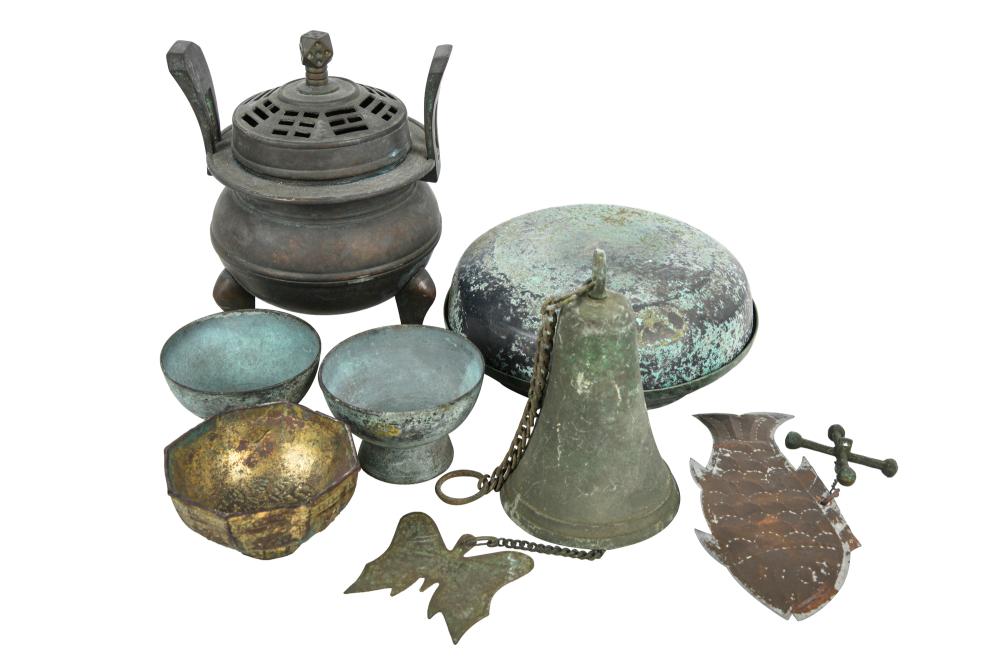 COLLECTION OF ASSORTED KOREAN BRONZE