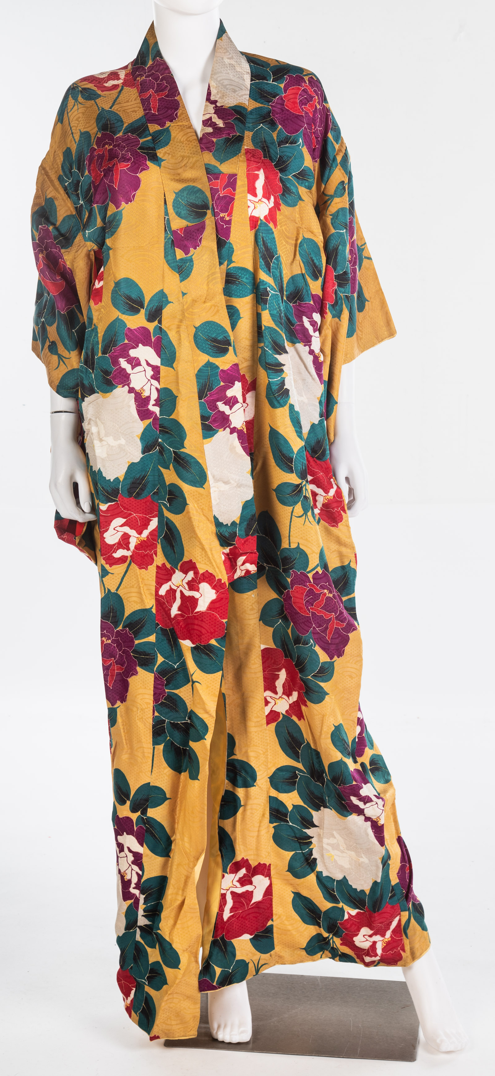 JAPANESE ART DECO SILK KIMONO 1930s  337436