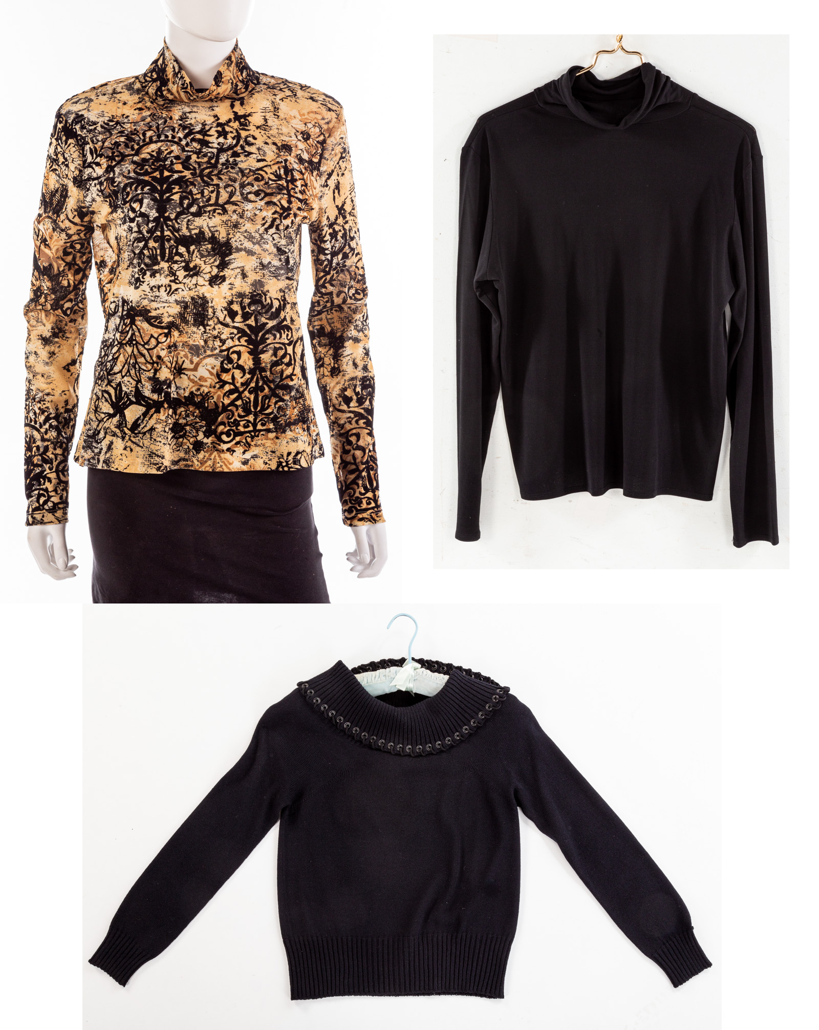 ST. JOHN SPORT SWEATER AND TOP Black