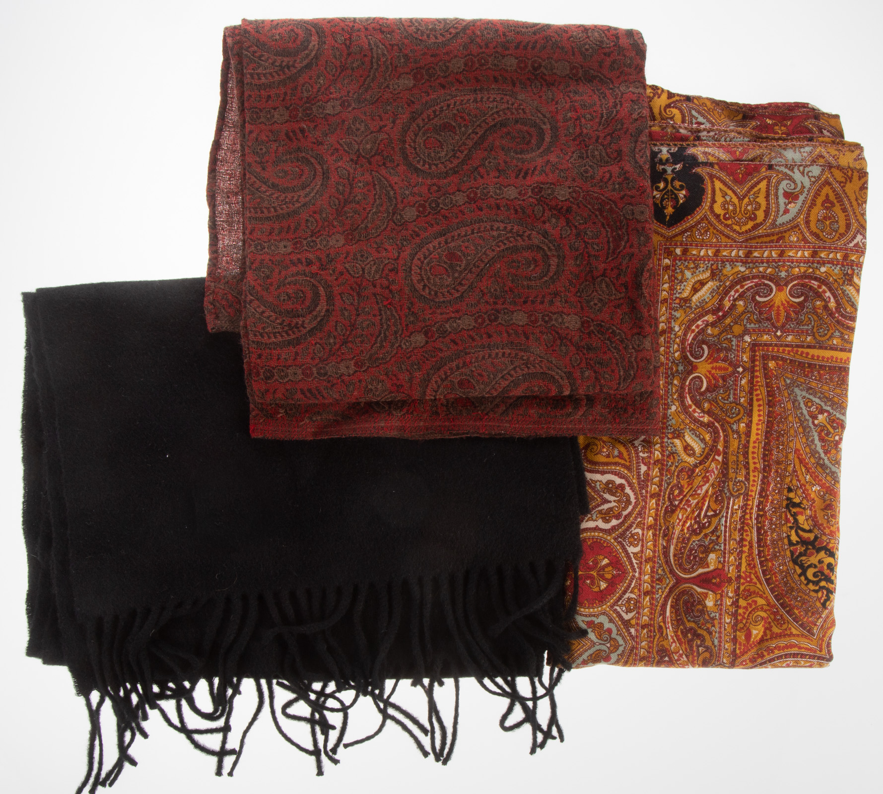 COLLECTION OF CASHMERE SCARVES 3374cc