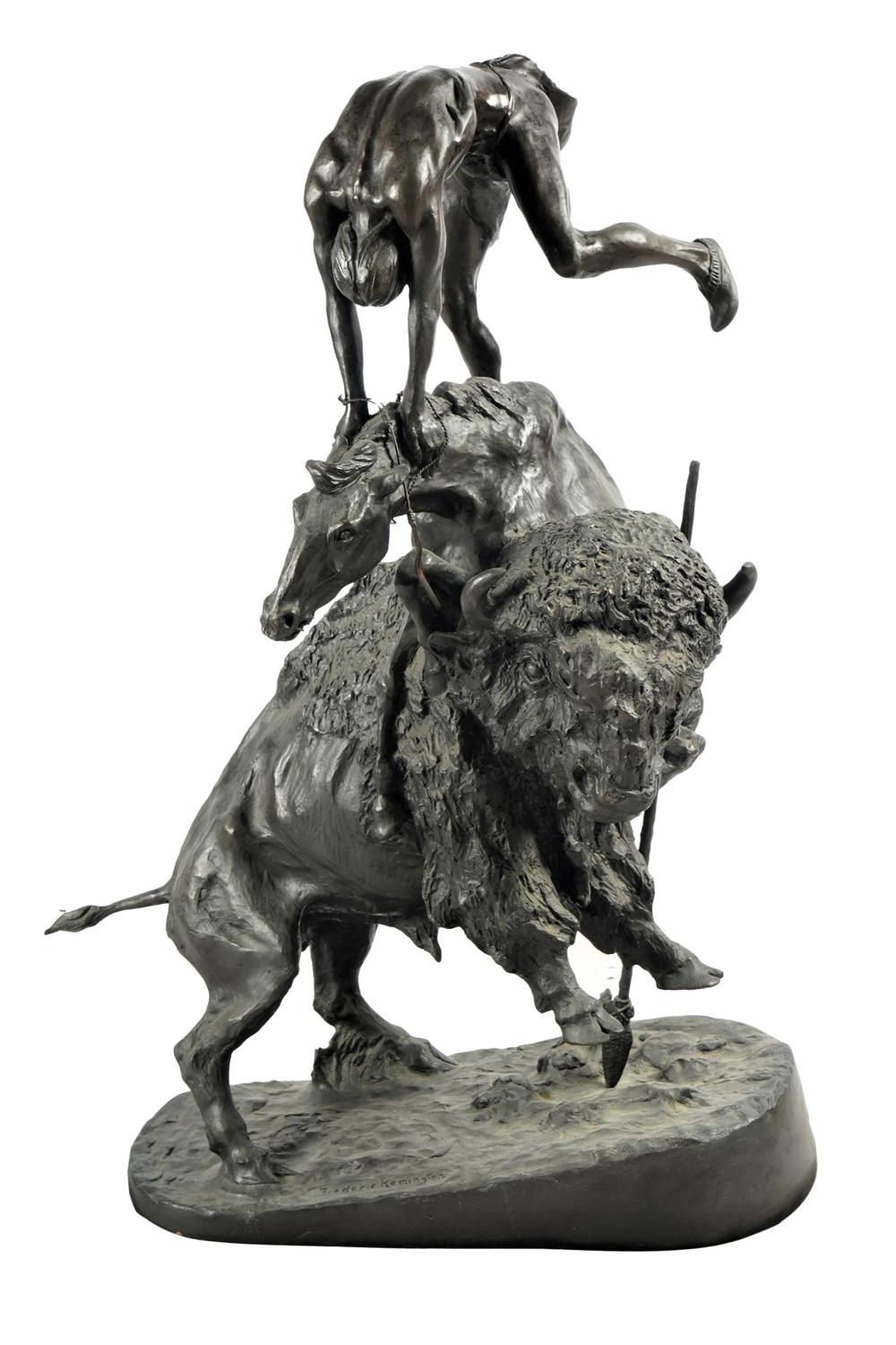 AFTER FREDERIC REMINGTON: "BUFFALO