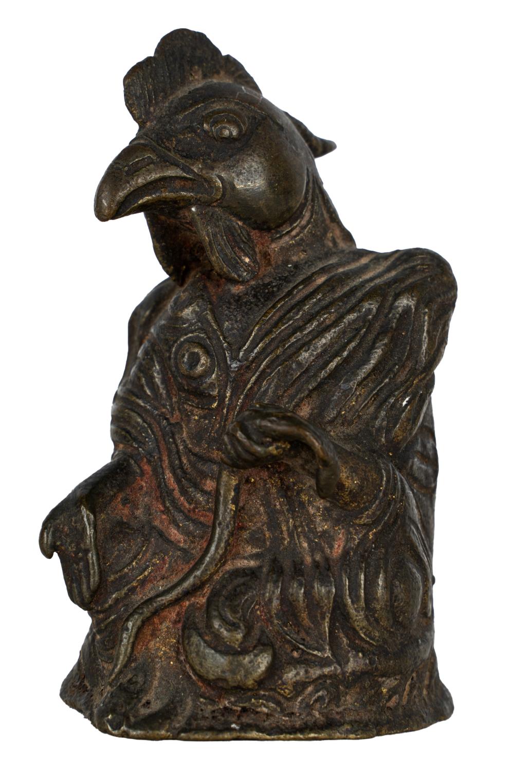 CHINESE BRONZE ROOSTERdepicting 33753f