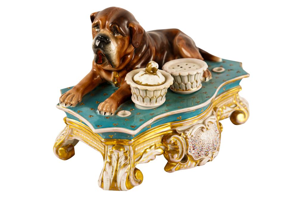 CONTINENTAL PORCELAIN DOG FORM