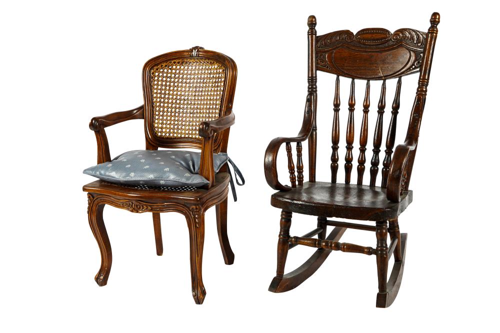 TWO ASSORTED CHILD CHAIRScomprising 3375bb