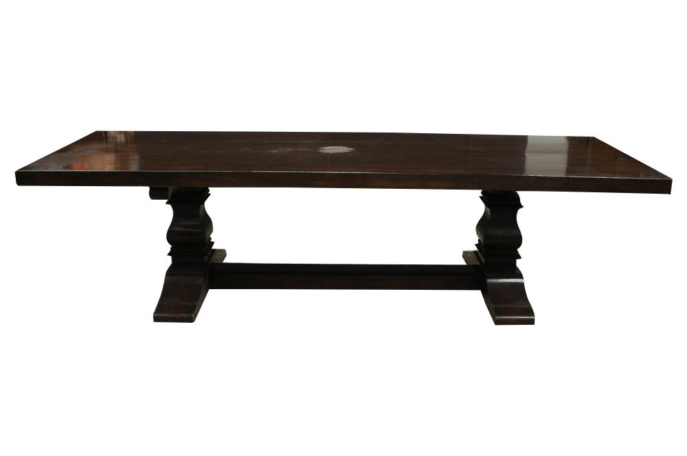 WALNUT REFECTORY DINING TABLElate 3375f1