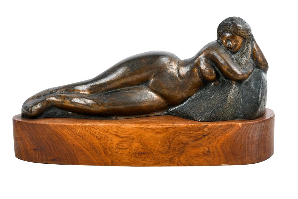 HARRY FUTORAN: RECLINING NUDEpatinated