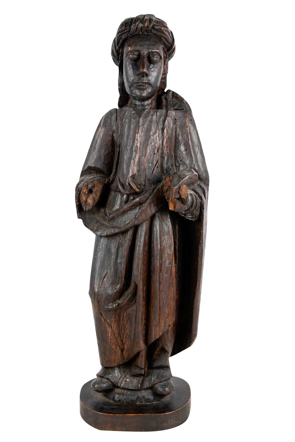 ENGLISH STANDING FIGURE OF A SAINT