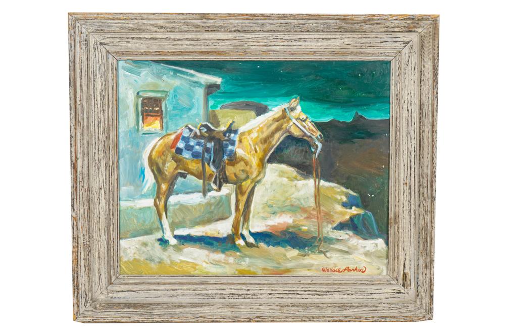 WALLACE PARKER WESTERN SCENE WITH 33768f
