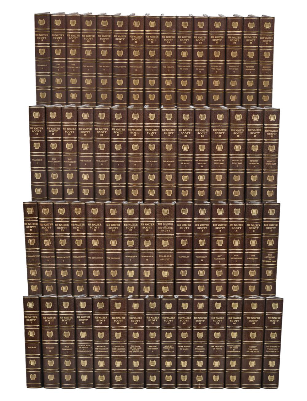 50 VOLUMES: WORKS OF SIR WALTER SCOTTHoughton