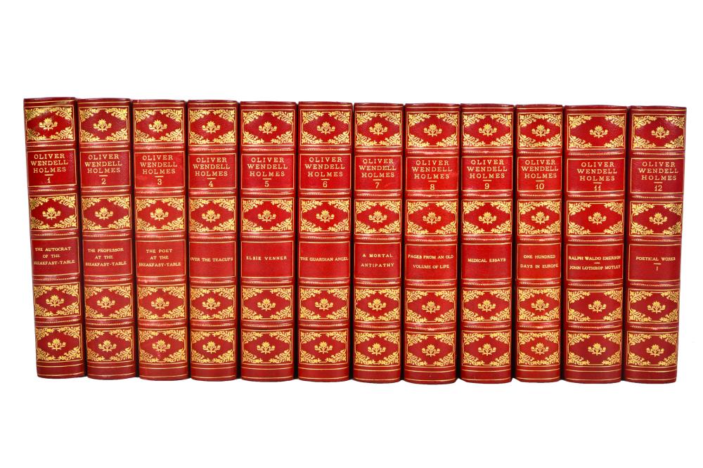 13 LEATHER BOUND VOLUMES OLIVER 33769d