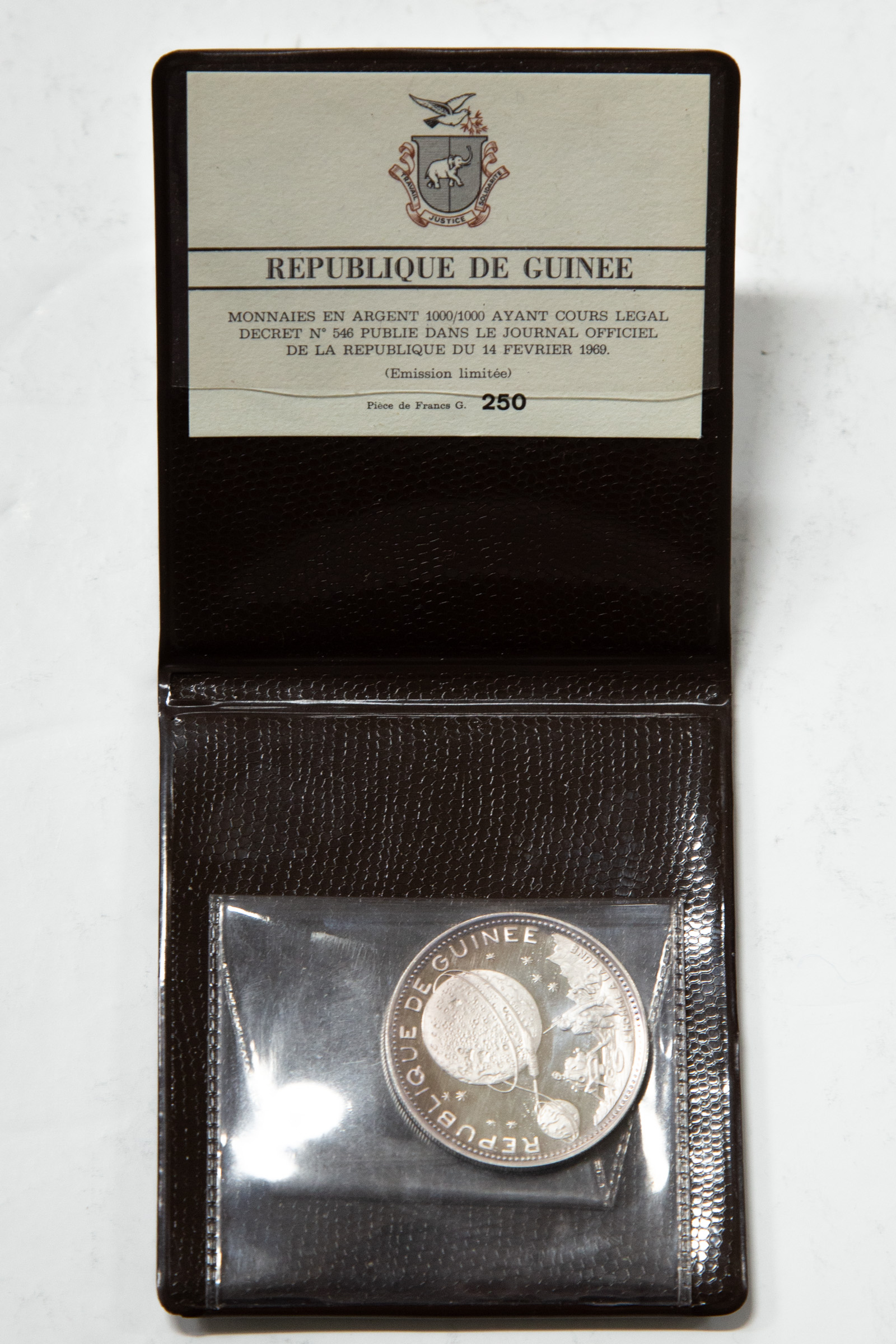 1970 REPUBLIC OF GUINEA PROOF SILVER 3376b3