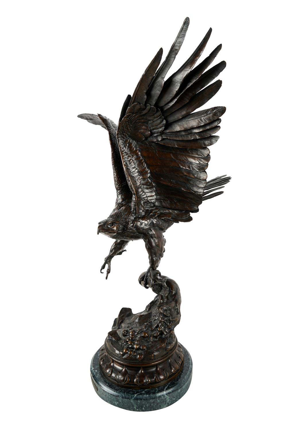 JULES MOIGNIEZ 1835 1894 EAGLEbronze 337787