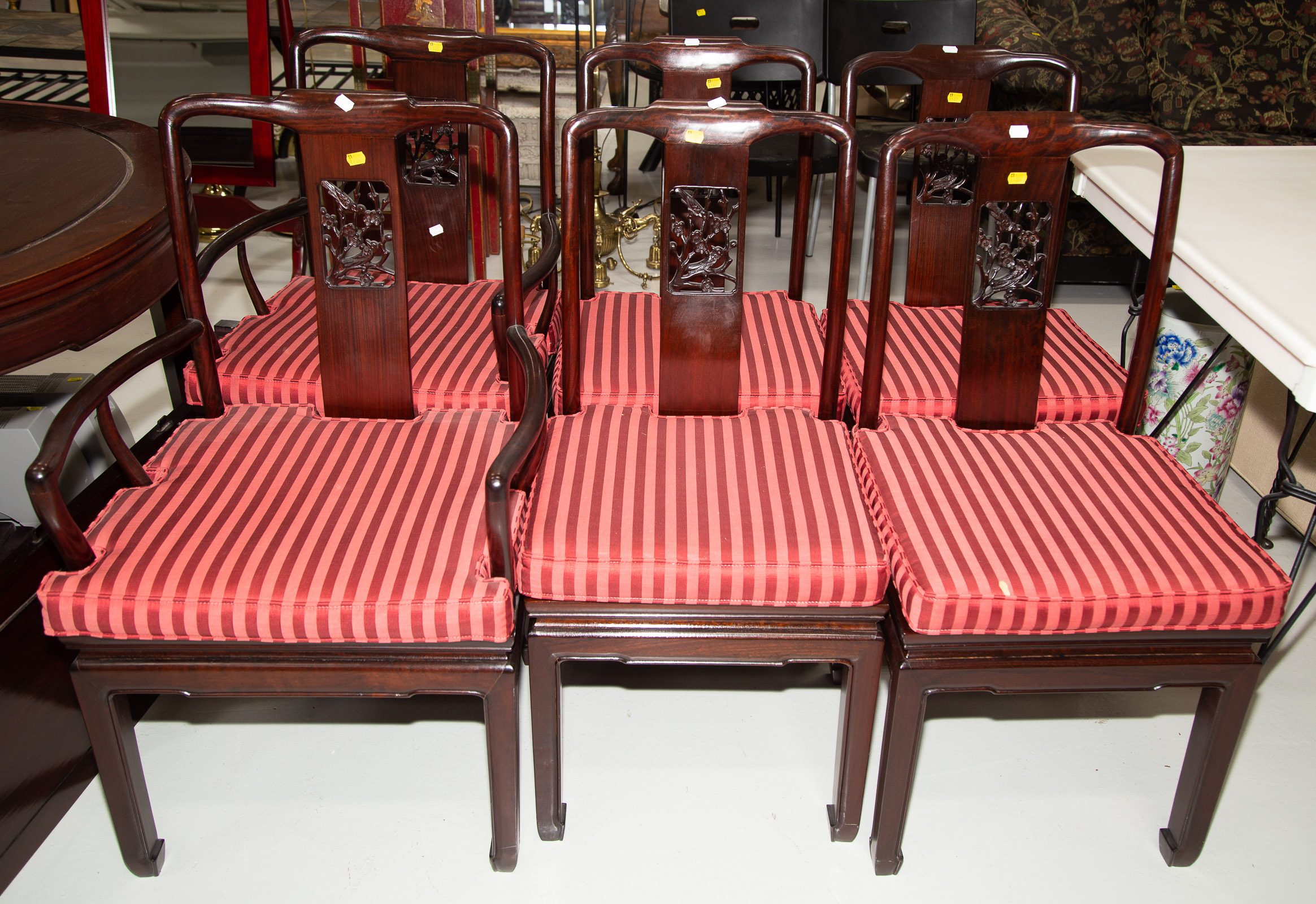 SET OF SIX CHINESE DINING ROOM
