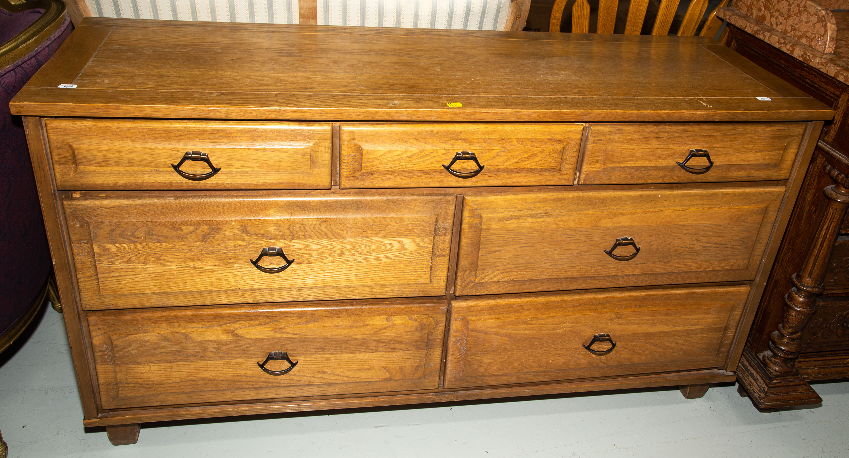 CONTEMPORARY OAK CHEST OF DRAWERS 3377ef